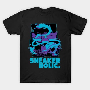 Sneaker Holic Aqua Retro Sneaker T-Shirt